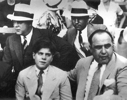 Capone and his son Sonny .The photo was taken on September 9th 1931, at ...