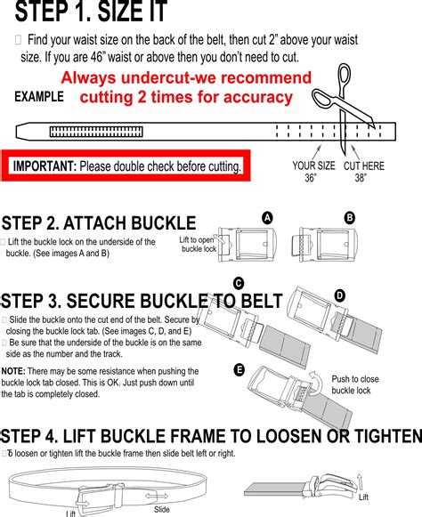 Ratchet Belt Info