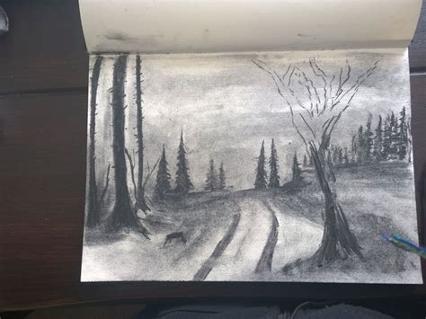 Charcoal Forest on Behance