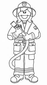 Printable Firefighter Coloring Pages sketch template