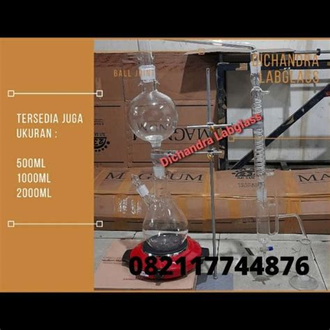 Jual Alat Destilasi Minyak Atsiri Jahe 1000Ml di Seller Makmur Sentosaa ...