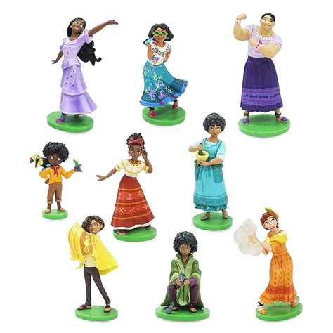 Buy Disney Store Official Encanto Deluxe Figurine Playset, Encanto, 9 Pc, Detailed Encanto ...