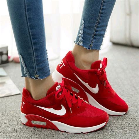 Pin by yolanda shannon on Shoes :) | Red nike shoes, Red nike shoes womens, Womens fashion sneakers