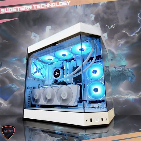 Sudsterr Hyte Y60 Fishtank White AMD Gaming PC – Sudsterr Technology