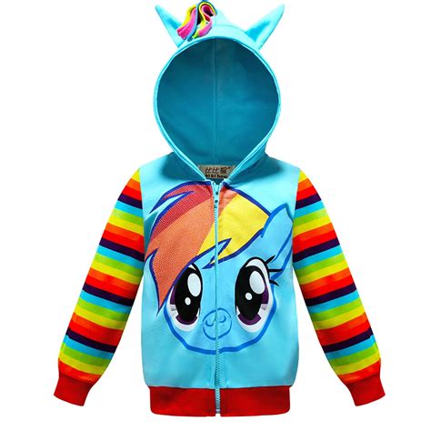 Rainbow Dash My Little Poli Kids Hoodies jacket Christmas Kids Girls ...