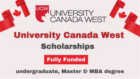 University Canada West Scholarships 2024 | Fully-Funded