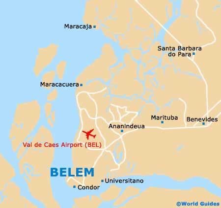 Belem Maps and Orientation: Belem, Para, Brazil