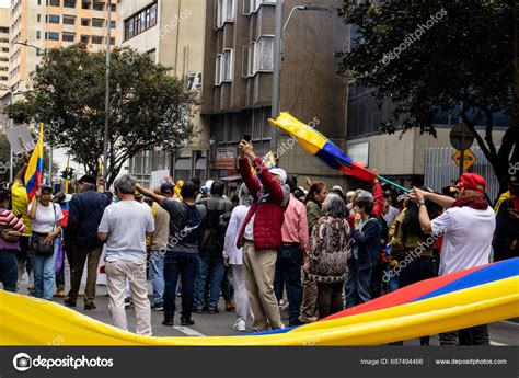 Bogota Colombia 14Th November 2023 Citizen Protest Front Ministry ...