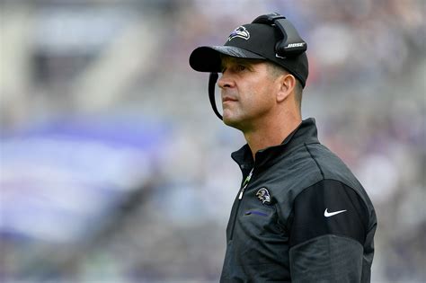 Baltimore Ravens head coach John Harbaugh speaks on Marc Trestman’s ...