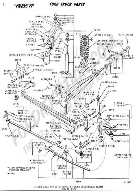 Ford F350 Front Axle Schematic