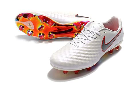 Nike Magista Obra II Elite FG-White / Light Red