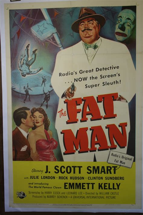 THE FAT MAN Original Movie Poster