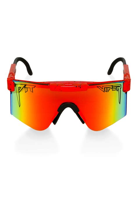 Red Pit Viper Sunglasses | The Hotshots