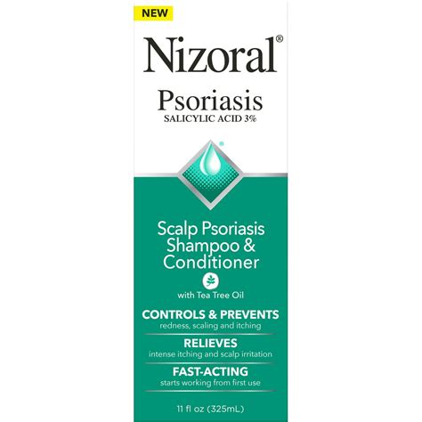 Nizoral Psoriasis Scalp Shampoo and Conditioner, 11 Oz - Walmart.com ...