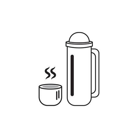 thermos icon logo vector design template 12774472 Vector Art at Vecteezy