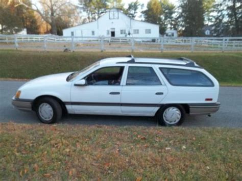 Sell used 1989 Ford Taurus Wagon ONE OWNER LOW MILES NO RESERVE in Bel ...