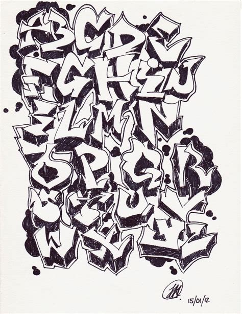 Graffiti Wall: Graffiti Alphabet