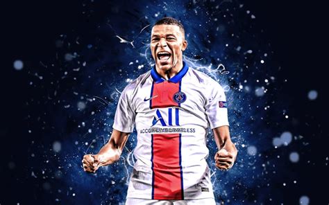 Download wallpapers Kylian Mbappe, 4k, 2021, PSG, french footballers ...