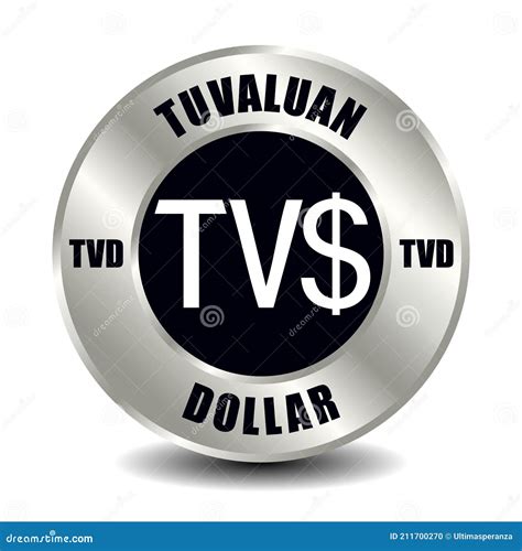 Tuvaluan dollar TVD stock vector. Illustration of payment - 211700270