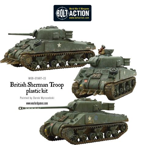 British Sherman V Troop including Vc Firefly – Warlord Games Ltd