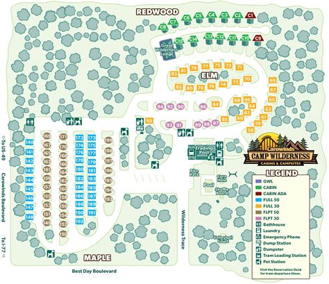 Scarowinds 2022 Map