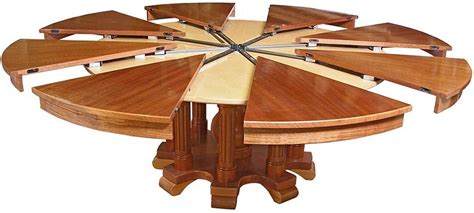 Pretty Dining Room Designs Ideas With Wooden Circular Tables 26 | Expanding round table, Dining ...