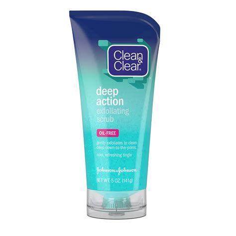 Clean & Clear Deep Action Natural Exfoliating Beads Face Scrub, 5 oz - Walmart.com - Walmart.com