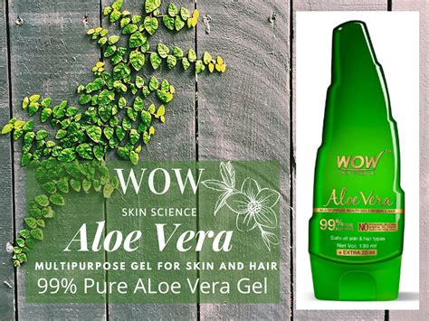 WOW Skin Science Aloe Vera Gel : Review | Multipurpose beauty gel for ...