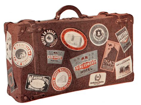 7 Vintage Luggage Images! - The Graphics Fairy