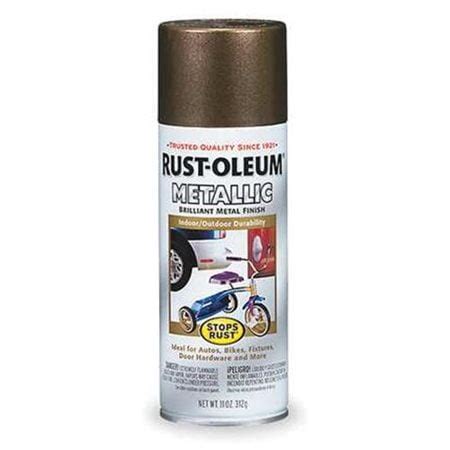 Rust-Oleum Metallic Spray Paint 11 oz. antique brass - Walmart.com ...