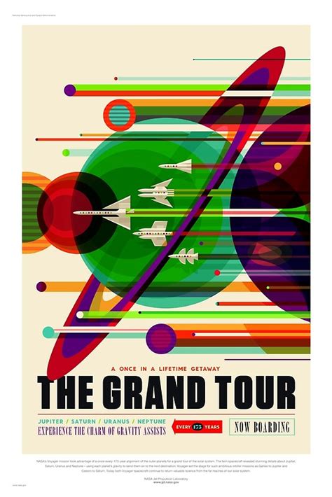 "The Grand Tour - NASA/JPL Travel Poster" Posters by Robert Partridge ...