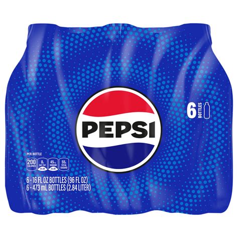 Save on Pepsi Cola Soda - 6 pk Order Online Delivery | Food Lion