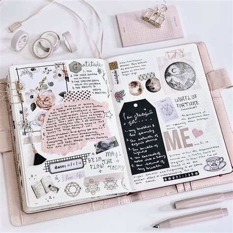 This notebook is more diary style and I love using many different craft ...