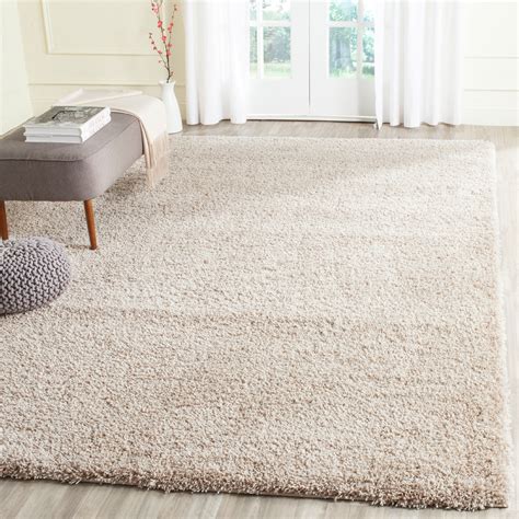 Safavieh California Solid Plush Shag Area Rug, Beige, 8'x10' - Walmart ...