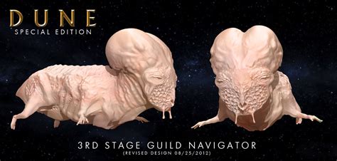 3rd Stage Guild Navigator - Revised Design | Dune art, Dune book, Dune ...