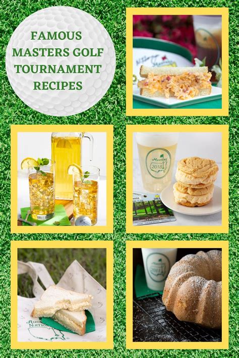 Masters Tournament Party Food Menu | Golf party foods, Masters golf, Party food menu