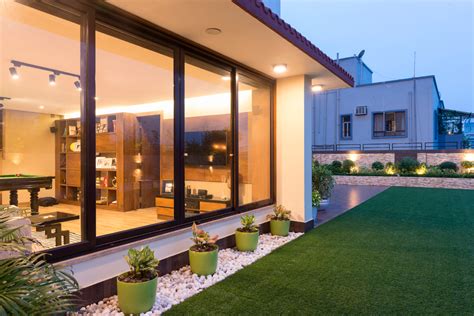 A modern den and a luxurious terrace garden. - Architect and Interiors ...