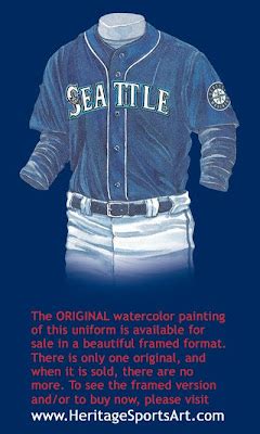 Seattle Mariners Uniform and Team History | Heritage Uniforms and ...