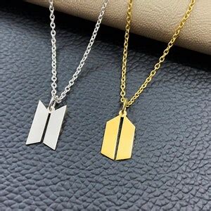 BTS Army Logo Necklace BTS Logonecklace Hope Namjoon Jimin Taehyung Jungkook Kpop Necklace ...