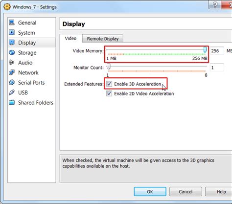 How To Enable 3D Acceleration and Use Windows Aero in VirtualBox