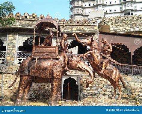 Statue Of Maharana Pratap And Chetak Horse Stock Photo | CartoonDealer ...