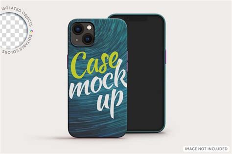 Premium PSD | Mockup of phone case cover pattern branding design device screen presentation ...