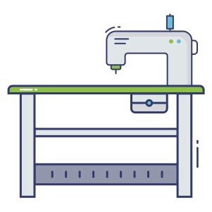 Sewing Machine Industrial Including Table - London Waste Management