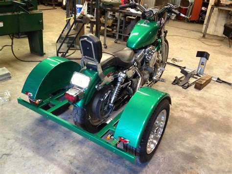 This is a do it yourself trike kit that you bolt on to about any bike ...