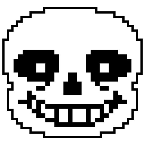 Sans's face (high resolution render) by Axis-Strike on DeviantArt