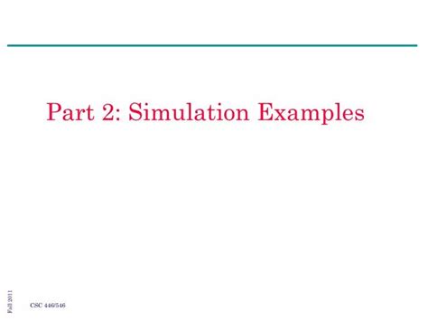 PPT - Part 2: Simulation Examples PowerPoint Presentation, free ...