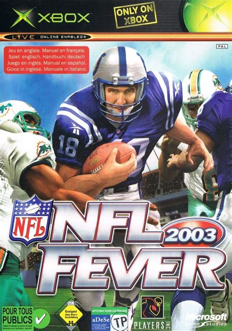 NFL Fever 2003 box covers - MobyGames