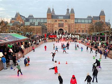 Ice skating rink at Museumplein | Amsterdam, Travel dreams, Travel