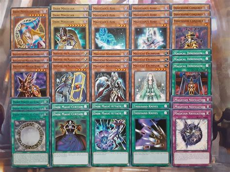 Yugioh Dark Magician Girl Deck 40 Cards Yami Yugi Muto Budget ...