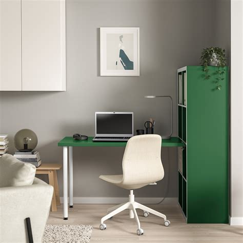 KALLAX - desk combination, white/green | IKEA Hong Kong and Macau